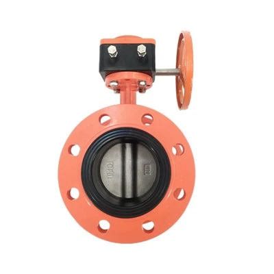 Double Flange Type Butterfly Valve