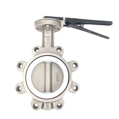 316L Handle Lug Type PTFE Butterfly Valve